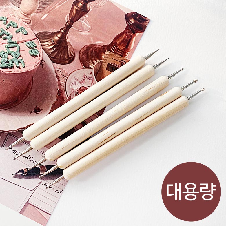 (대용량 50p) 자수도안용 양면 철펜 제품 이미지