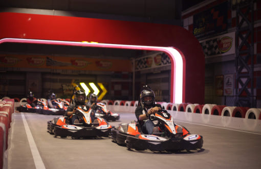 트랜스 스튜디오의 어트랙션 모습