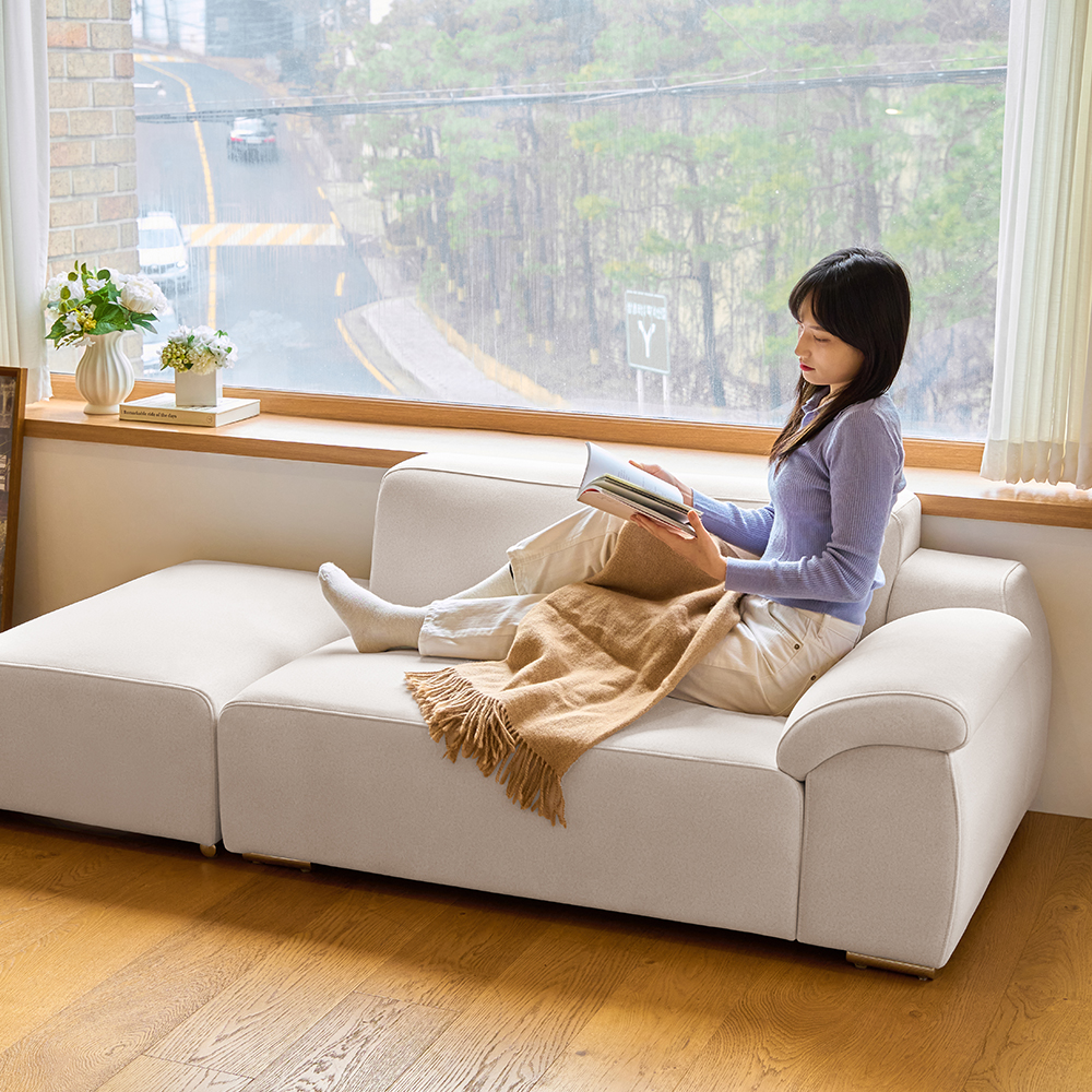 늘나른 허그 2인용 이지클린 발수 아쿠아텍스 패브릭 소파