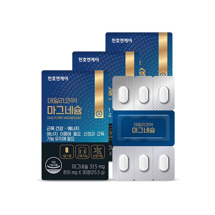 천호엔케어 함량 315mg 1일 기준치 100% 충족 마그네슘 30정, 3개 - 상세 이미지 2