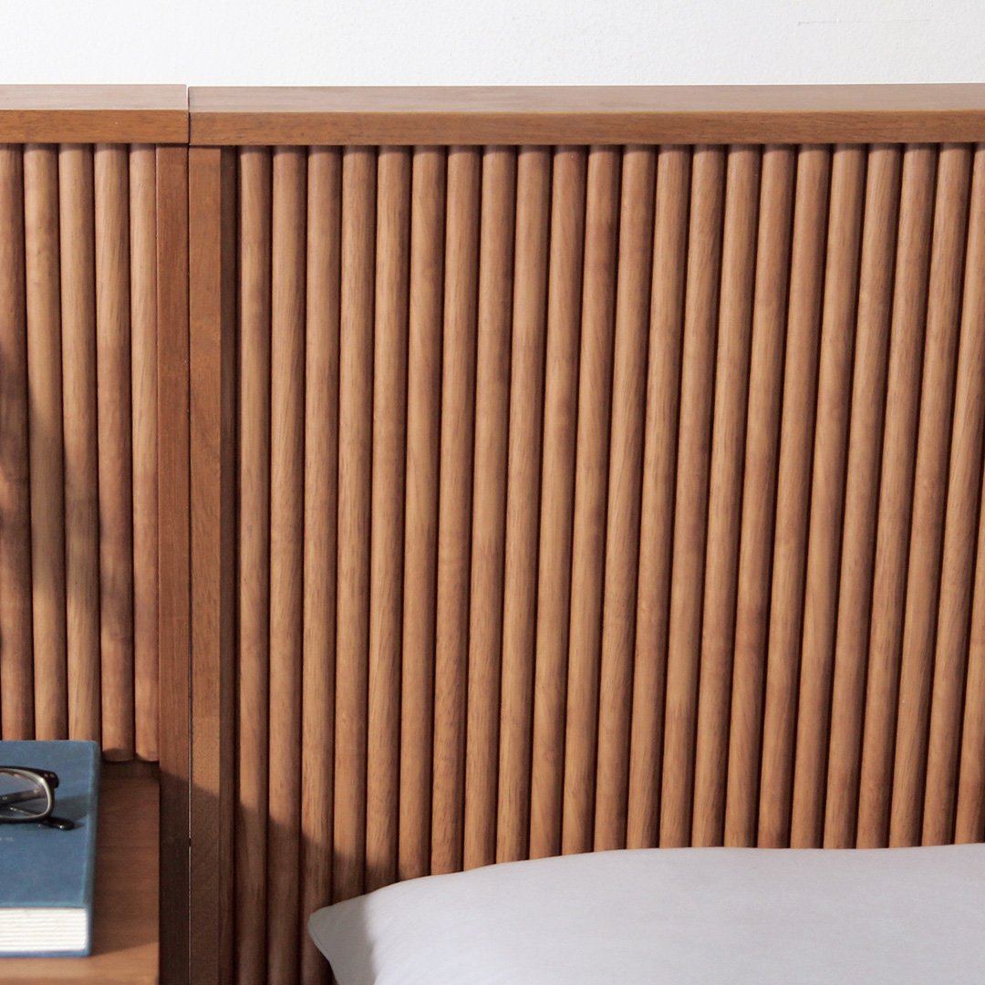 스컬 북유럽풍 호텔식 원목 수납 침대 프레임 SS