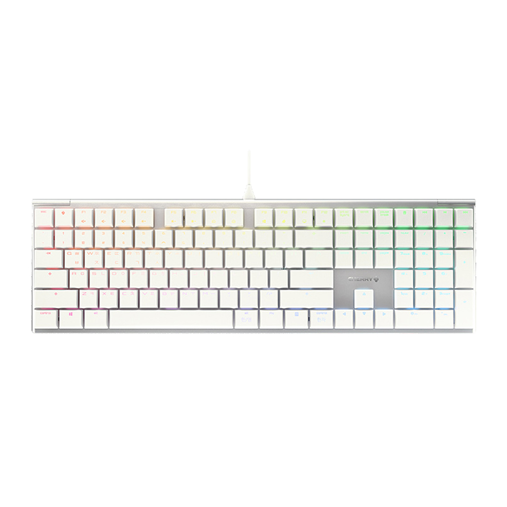 체리 키보드 MX BOARD 10.0 LP RGB 실버 적축 유선 기계식 키보드 - 메인 이미지