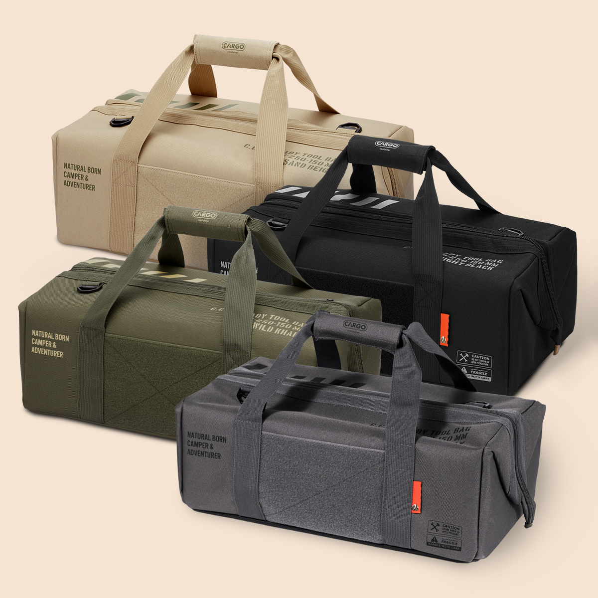 카고컨테이너 레디 툴 백 캠핑용품 가방 단조팩 공구 장비 수납