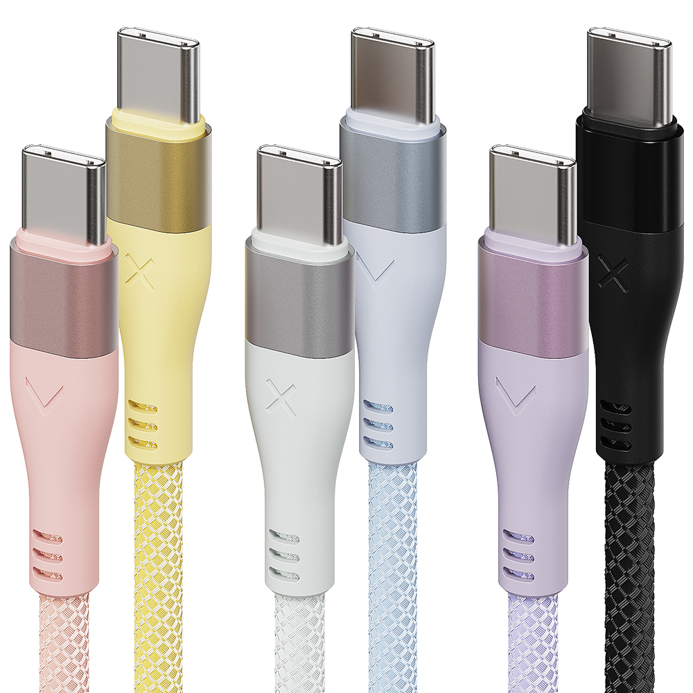 빅쏘 우븐패브릭 PD 60W C to C 타입 고속충전 케이블 1.2m