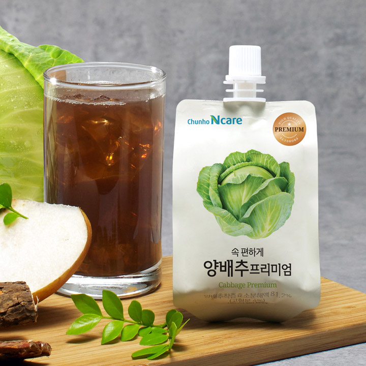 천호엔케어 국산 무농약 효소분해 저온착즙 양배추즙 프리미엄 100ml x 30개입 - 상세 이미지 4