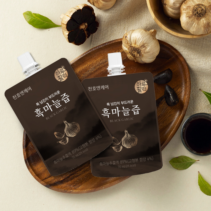 천호엔케어 100% 국산 흑마늘진액 자연숙성 흑마늘즙 30포, 1개 이미지 3