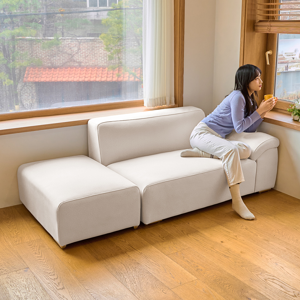 늘나른 허그 2인용 이지클린 발수 아쿠아텍스 패브릭 소파