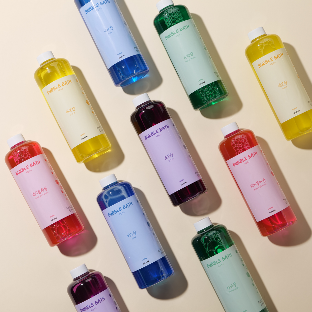 설밤 버블바스 1000ml 아기 유아 거품 목욕 입욕제 체리블라썸