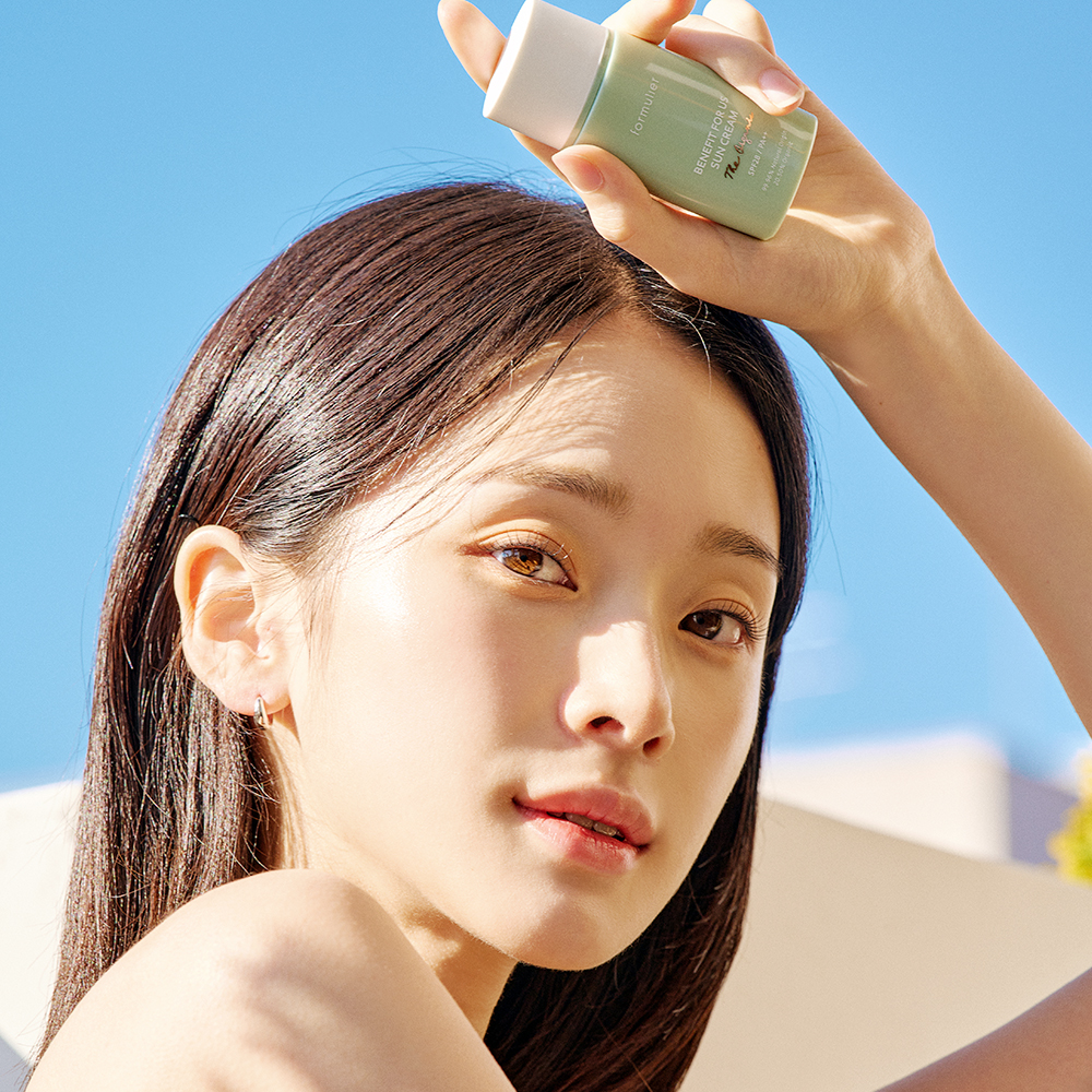유기농 무기자차 저자극 미백 주름개선 포뮬리에 베네핏 포 어스 선크림 40ml, 1개 이미지 3