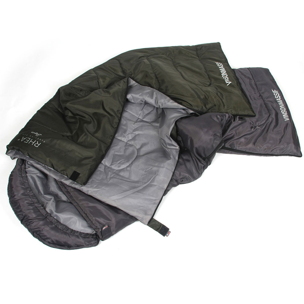 빈슨메시프 레아 플러스 침낭 사계절 백패킹 차박 경량 캠핑침낭 1200g, 그레이