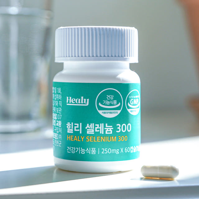 힐리 셀레늄 300mcg 60캡슐 요오드없는 고함량 무기 셀레늄 항산화
