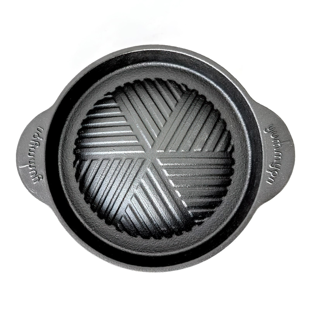 가정용 혼밥 무쇠주물 미니화로 1-2인용 그릴세트 직화구이팬