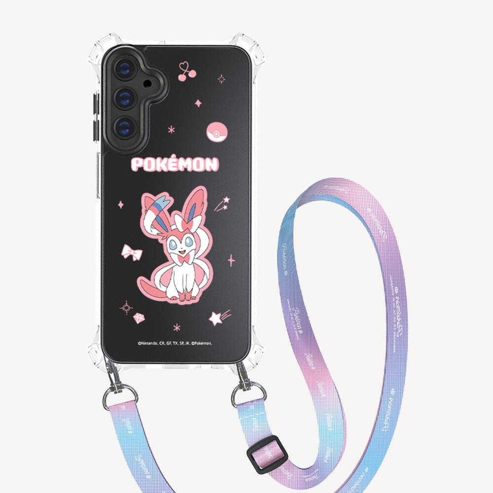 포켓몬 갤럭시 A24 핸드폰 케이스 키즈폰 캐릭터 오로라 님피아 - 상품 이미지