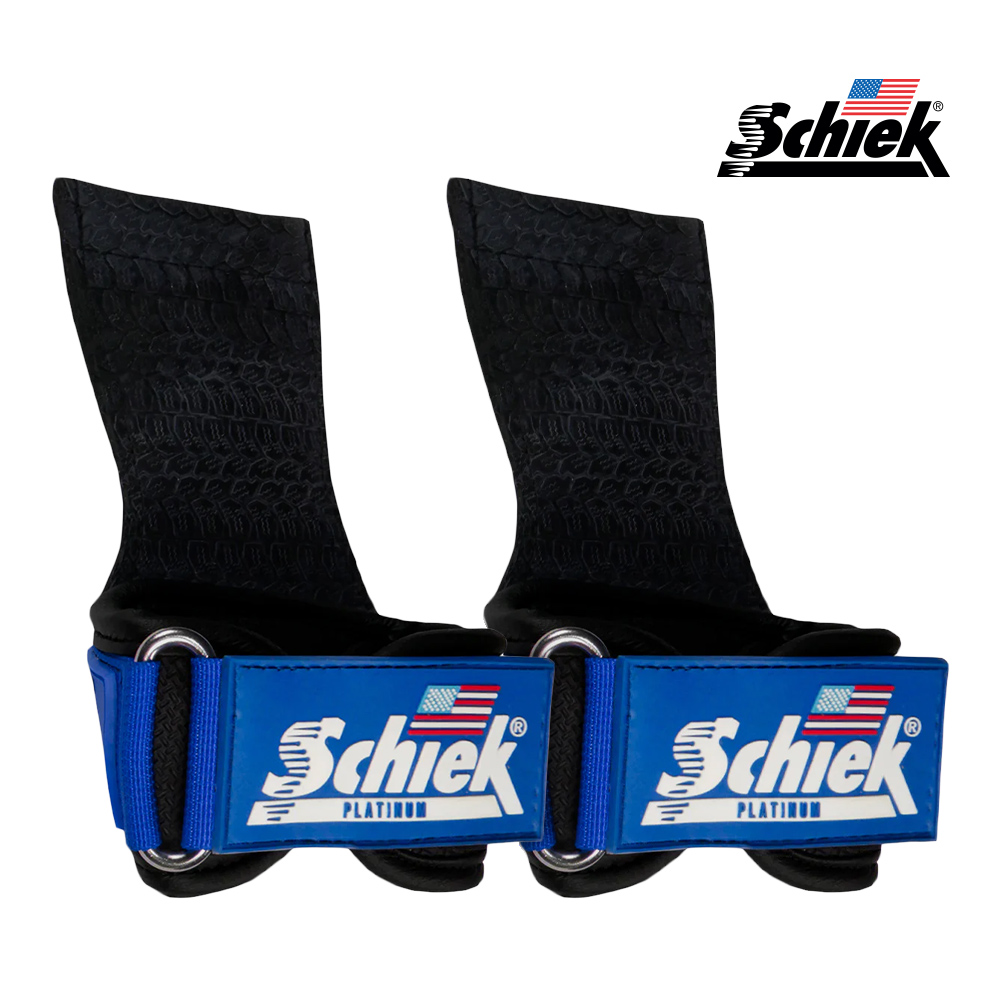 SCHIEK 1907 블루 헬스 그립 리프팅 스트랩 크로스핏 턱걸이 풀업 시크 쉬크 - 상세 이미지 2