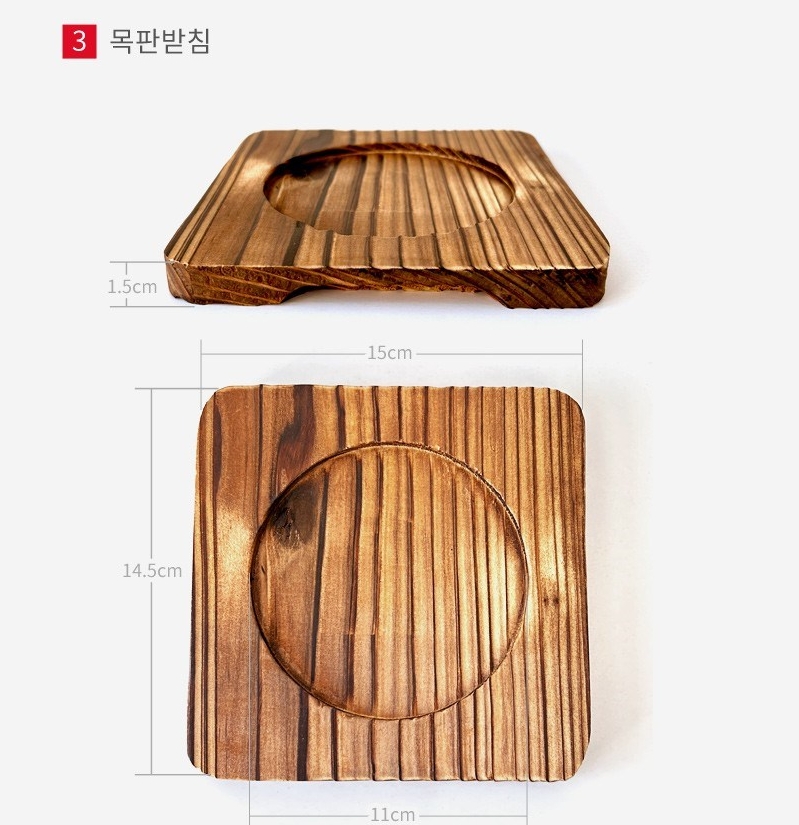 가정용 무쇠 주물 미니 개인화로 1인 캠핑 숯불 바베큐 그릴팬 고체연료 세트