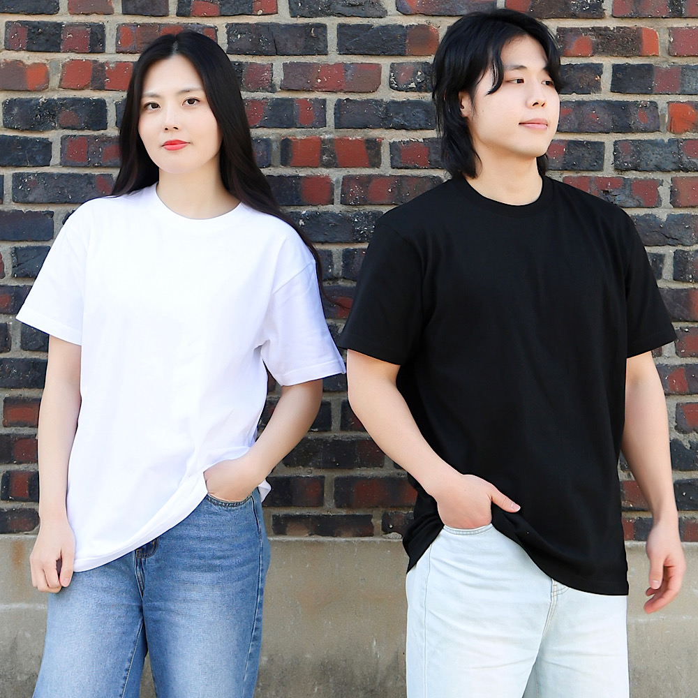 반팔 티셔츠 커스텀 프린팅 30수 단체 주문제작 이미지 3