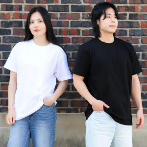 반팔 티셔츠 커스텀 프린팅 30수 단체 주문제작 착용 후기 | 사이즈/핏 총정리 - 상품 이미지 3