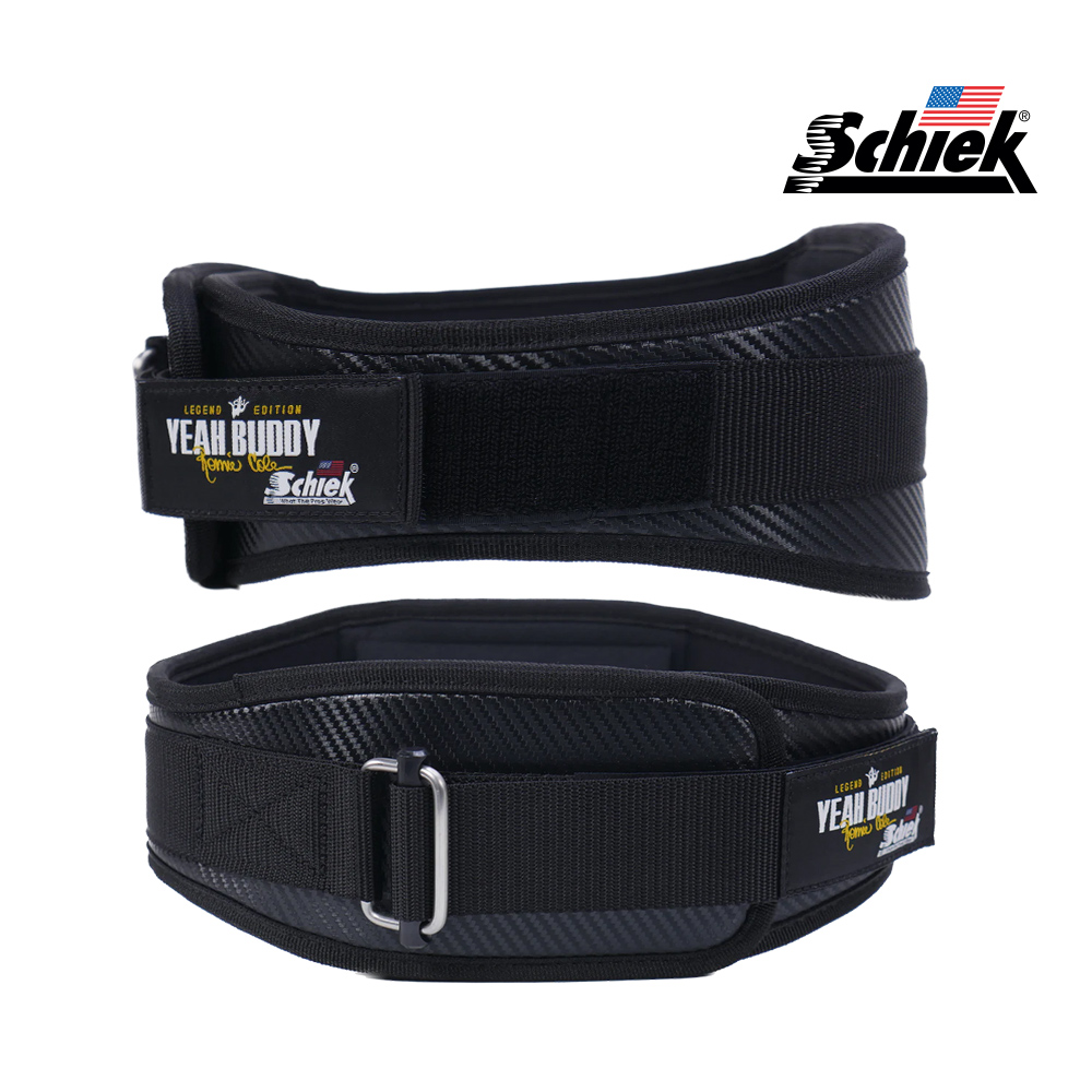 SCHIEK RCCF4006 로니콜먼 블랙 카본 헬스 벨트 리프팅 복압 웨이트 시크 쉬크