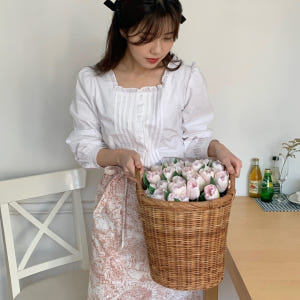 아미앙스 캐슬 하프 어린이집 카페 에이프런 예쁜 프릴 허리 앞치마 솔직 후기 | 실제 배치 사진 포함 - 상품 이미지 4