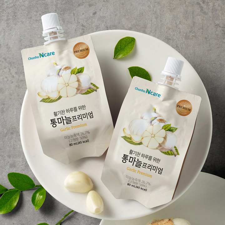 천호엔케어 국산 마늘 저온 농축 고농도 마늘진액 통마늘 프리미엄 80ml x 30개입 - 상세 이미지 3