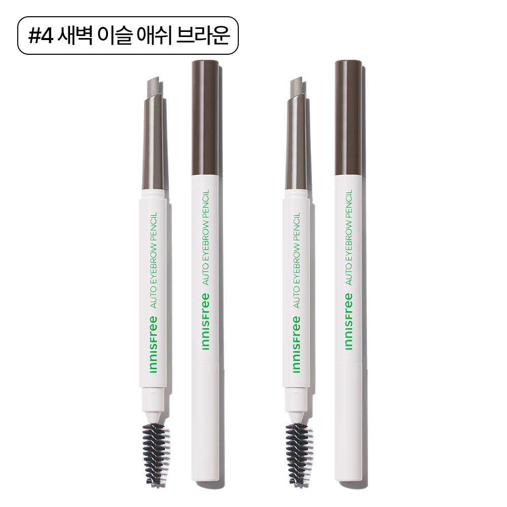 [더블구성] 이니스프리 납작 아이브로우 펜슬 0.3g 2개 (4호 새벽 이슬 애쉬 브라운) 이미지 3