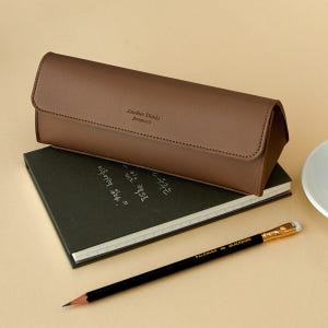 [각인가능] 고등학생 대학생 중학생 대용량 가죽 삼각 필통 펜케이스 실사용 후기 | 효과 있을까? - 상품 이미지 4