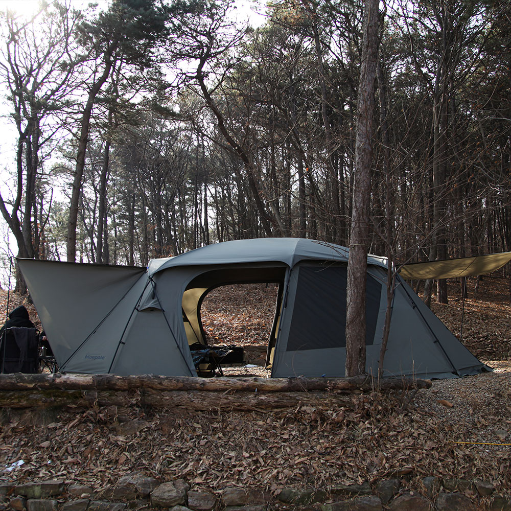 블루폴 코퍼닉스 리빙쉘텐트 쉘터 거실형 대형 장박 감성 터널형 캠핑텐트 사하라샌드