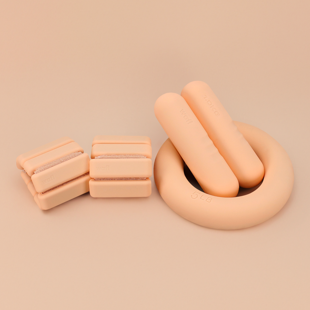 wafl 웨이트 세트 모래주머니 덤벨 케틀벨 여자 아령 손목 발목 중량밴드 1KG 2KG - 상세 이미지 3