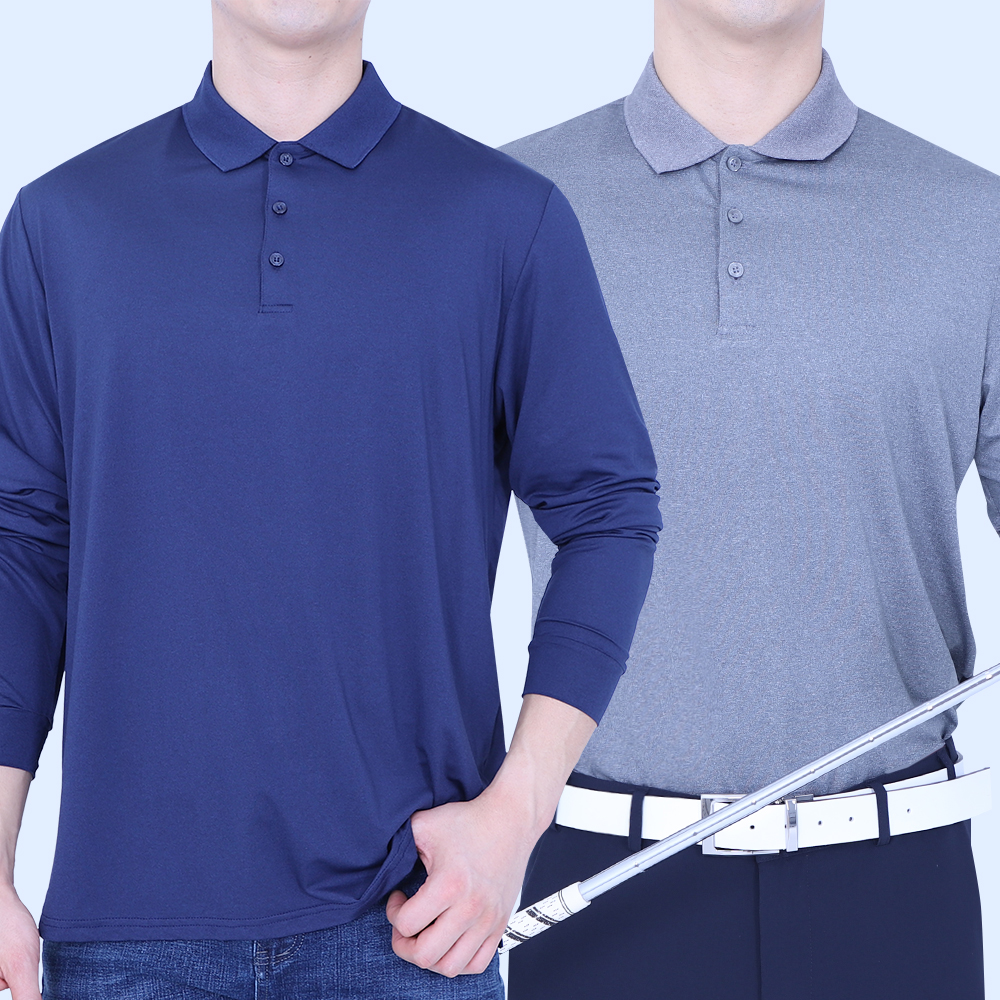 남자골프웨어상의 남성 골프복 카라티셔츠 긴팔 빅사이즈