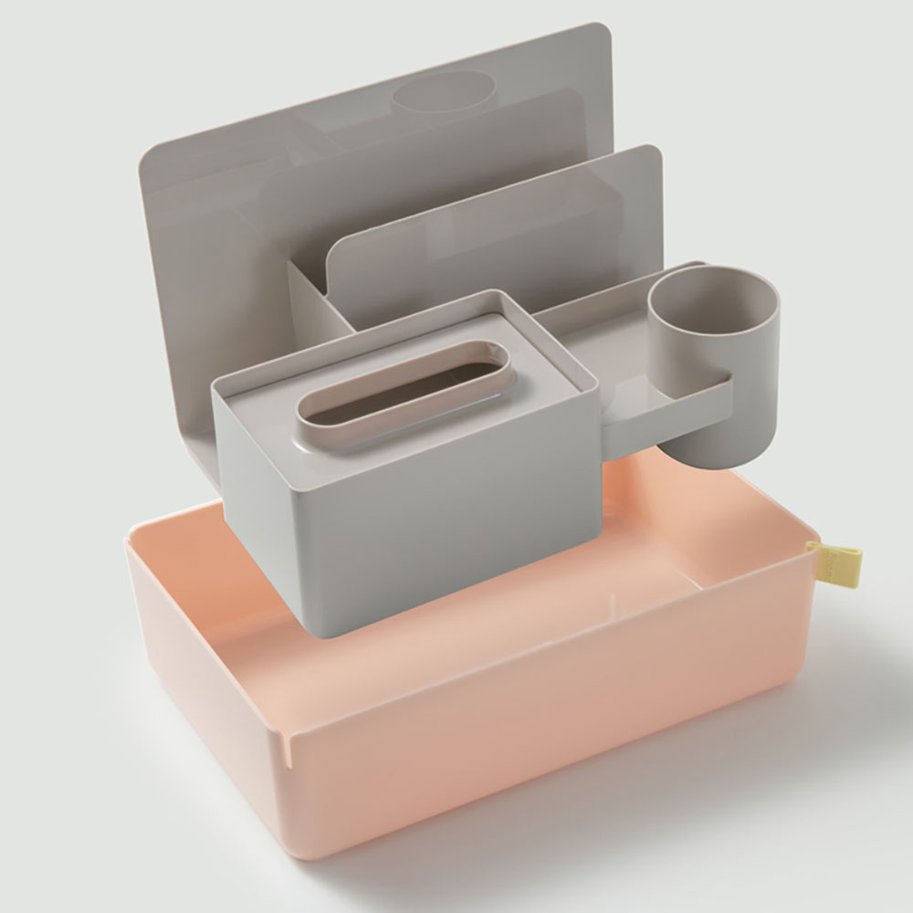 XDOMO 다용도 데스크 오거나이저 티슈케이스 수납함 - 상세 이미지 2