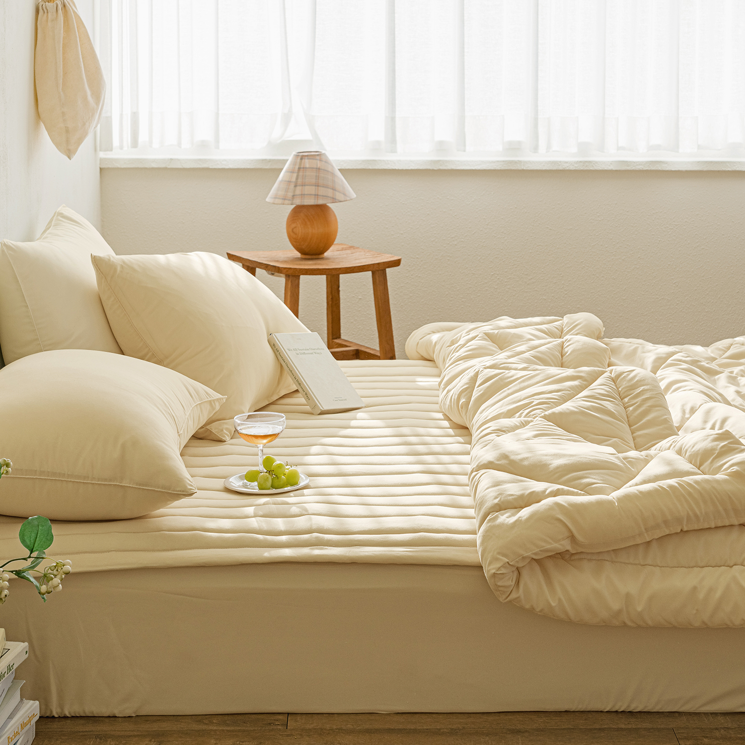 몽실몽실 먼지없는 항균옥수수솜 진드기방지 반려동물 사계절 차렵이불 SS