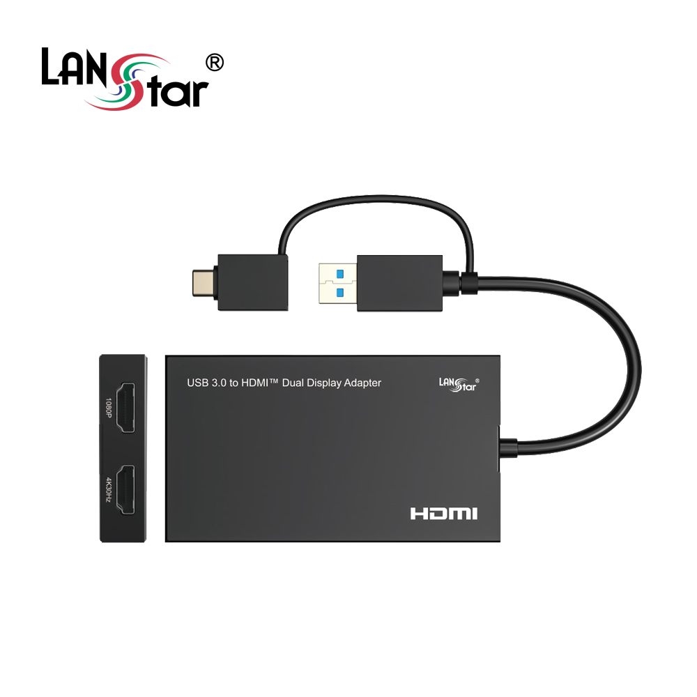 노트북 모니터2개 연결 usbtohdmi 듀얼모니터 디스플레이 확장 미러링(UH319D)