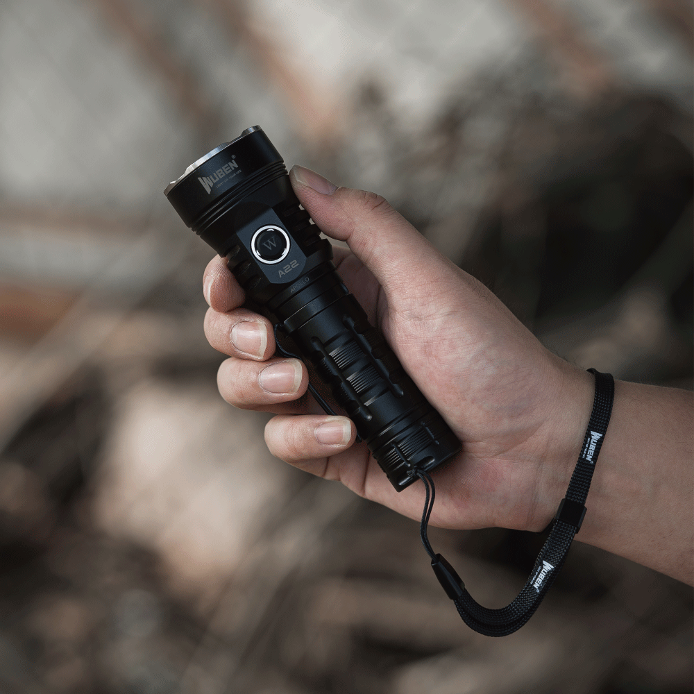 우벤 A22 고성능 LED 손전등 충전식 C타입 고휘도 초강력 랜턴 강력 후레쉬 라이트
