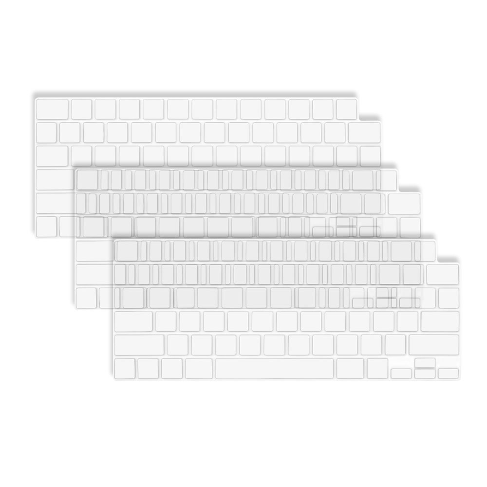 팔레트 PE30 맥북 실리콘 키보드 덮개 키스킨 커버 투명 3개입