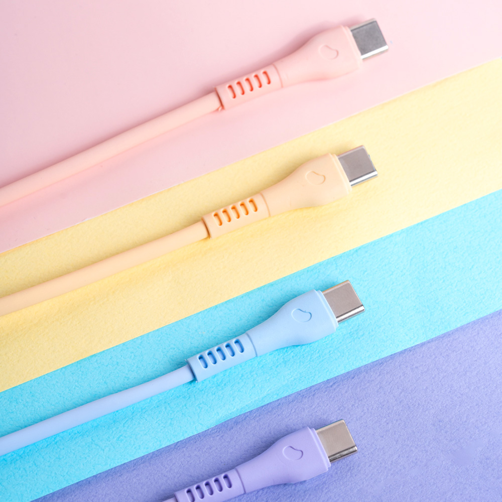 레드빈 실리콘 60W C to C 타입 PD 고속충전 케이블 20cm - 상세 이미지 2