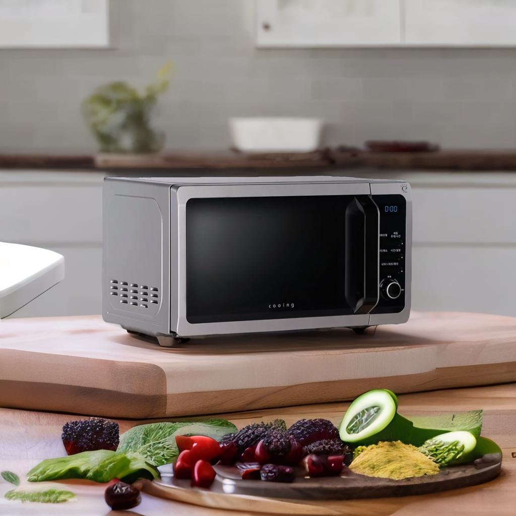쿠잉 전자렌지 MM-20ES03 실버 전자랜지 미니 소형