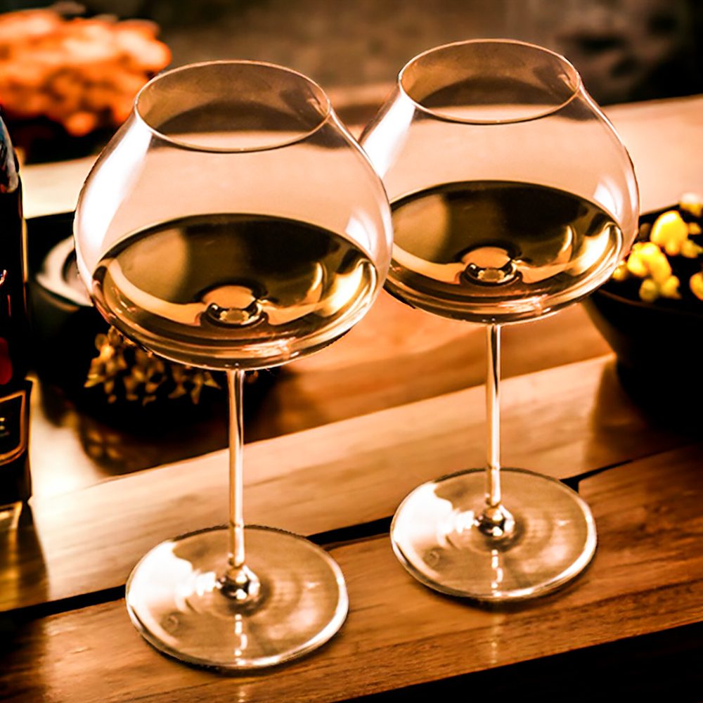 펌킨 크리스탈 와인잔 2P 선물세트 브랜드 고블렛잔 명품 추천 크리스탈잔