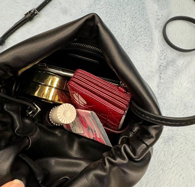 프리미엄 소가죽 미니 숄더 크로스백 클러치 핸드폰 가방