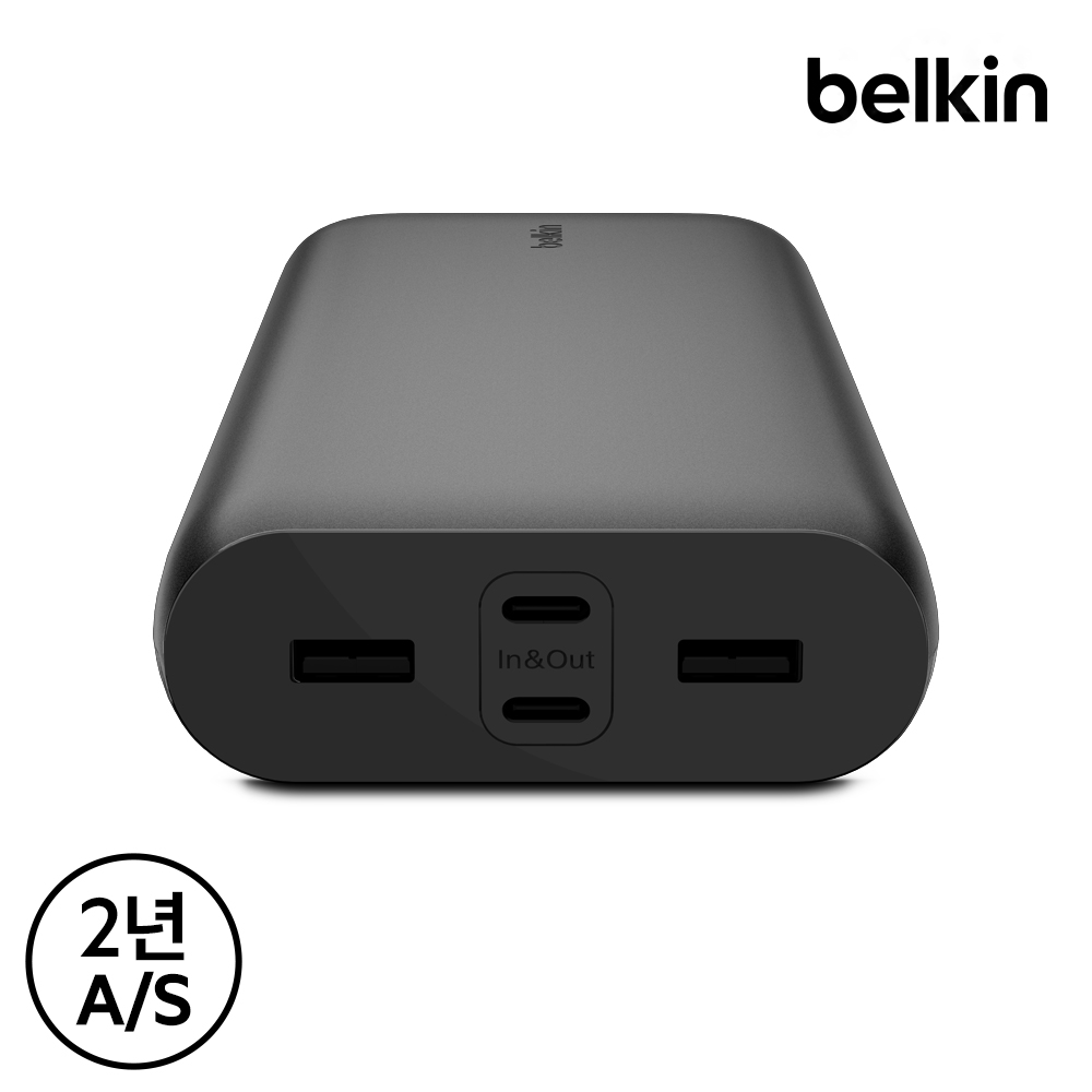 벨킨 26000mAh 4포트 32W PD PPS 고속 충전 보조배터리 BPB016bt 기내반입 글로벌 안전인증 이미지 6