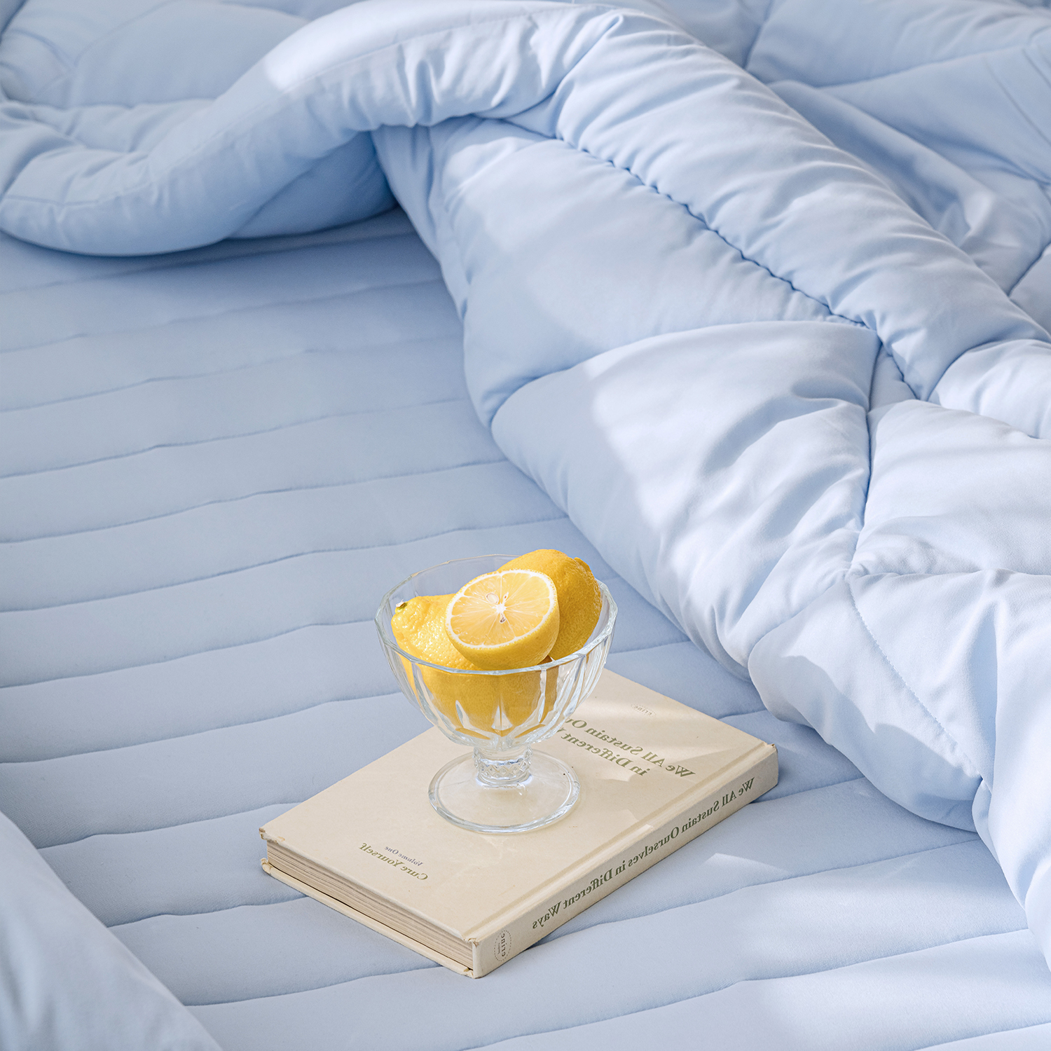 바자르 침대패드 먼지없는 극세사 몽실몽실 사계절 알러지케어 이불 고정밴드 SS