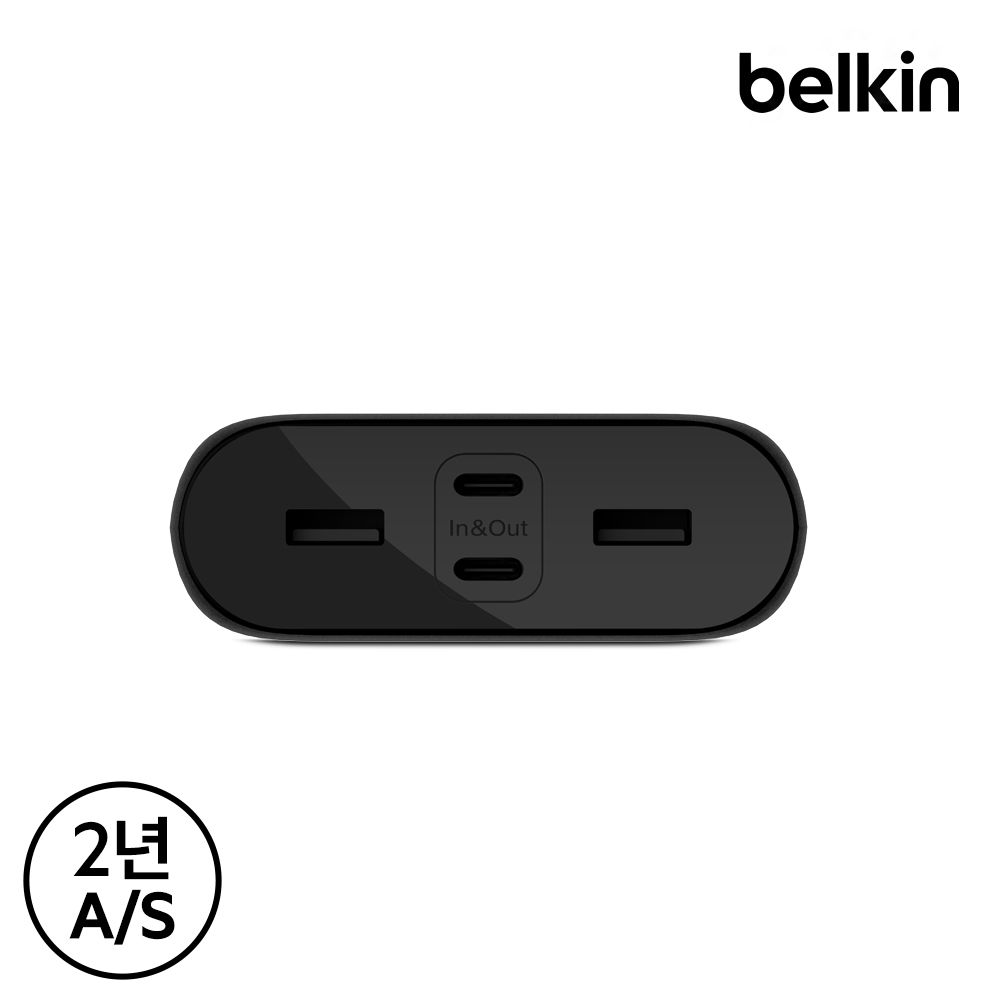 벨킨 26000mAh 4포트 32W PD PPS 고속 충전 보조배터리 BPB016bt 기내반입 글로벌 안전인증 이미지 7