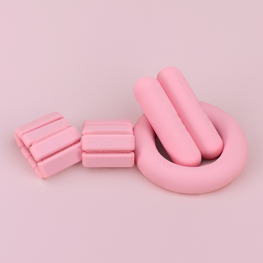 wafl 웨이트 세트 모래주머니 덤벨 케틀벨 여자 아령 손목 발목 중량밴드 1KG 2KG - 상세 이미지 2