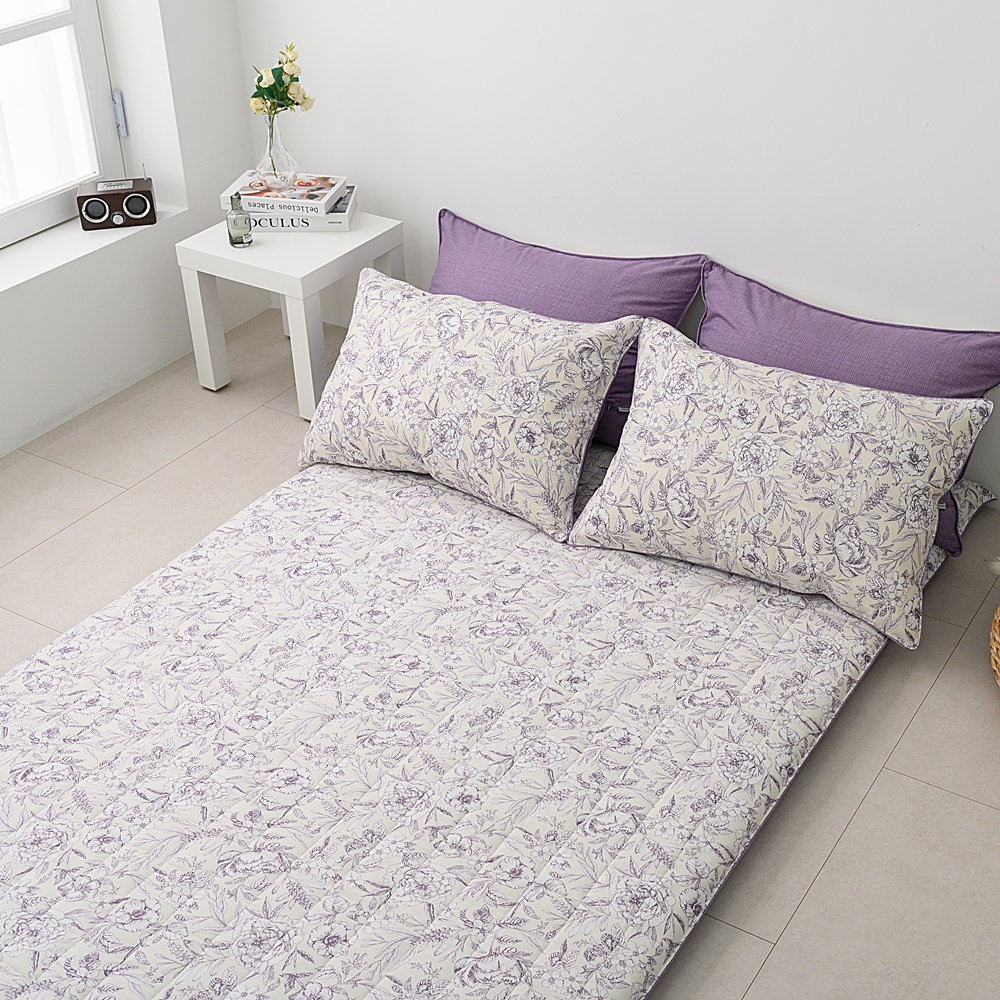 나라데코 광목 순면 꽃 무늬 바닥 요매트 누빔 요커버 S