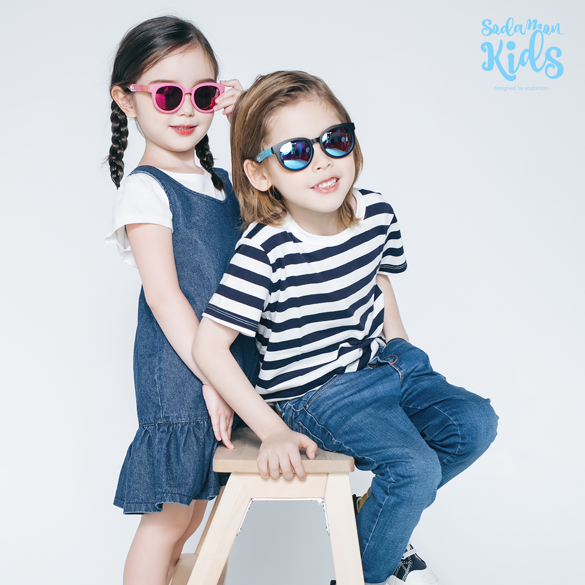 어린이선글라스 소다몬키즈 자외선차단 선글라스추천 JS501JS502