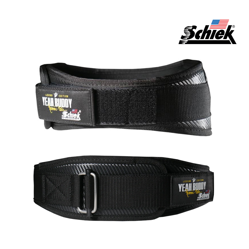 SCHIEK RCCF4004 로니콜먼 블랙 카본 헬스 벨트 리프팅 복압 웨이트 시크 쉬크