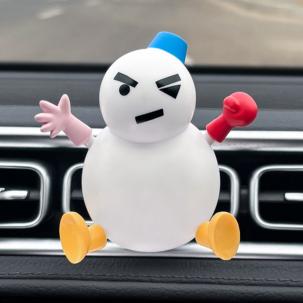 벨르아망 짱구 극장판 스노우맨 피규어 캐릭터 차량용 방향제 자동차 송풍구 디퓨저 블랙체리