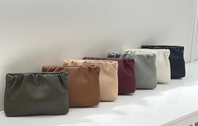 프리미엄 소가죽 미니 숄더 크로스백 클러치 핸드폰 가방