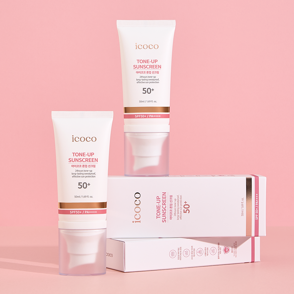 아이코코 톤업 선크림 파데프리 무기자차 50ml, 1개