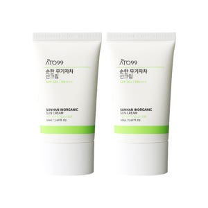 아토99 순한 무기자차 선크림 SPF50 눈시림자극 백탁없는 톤업 썬크림... 솔직 후기 | 피부 타입별 분석 - 상품 이미지 1