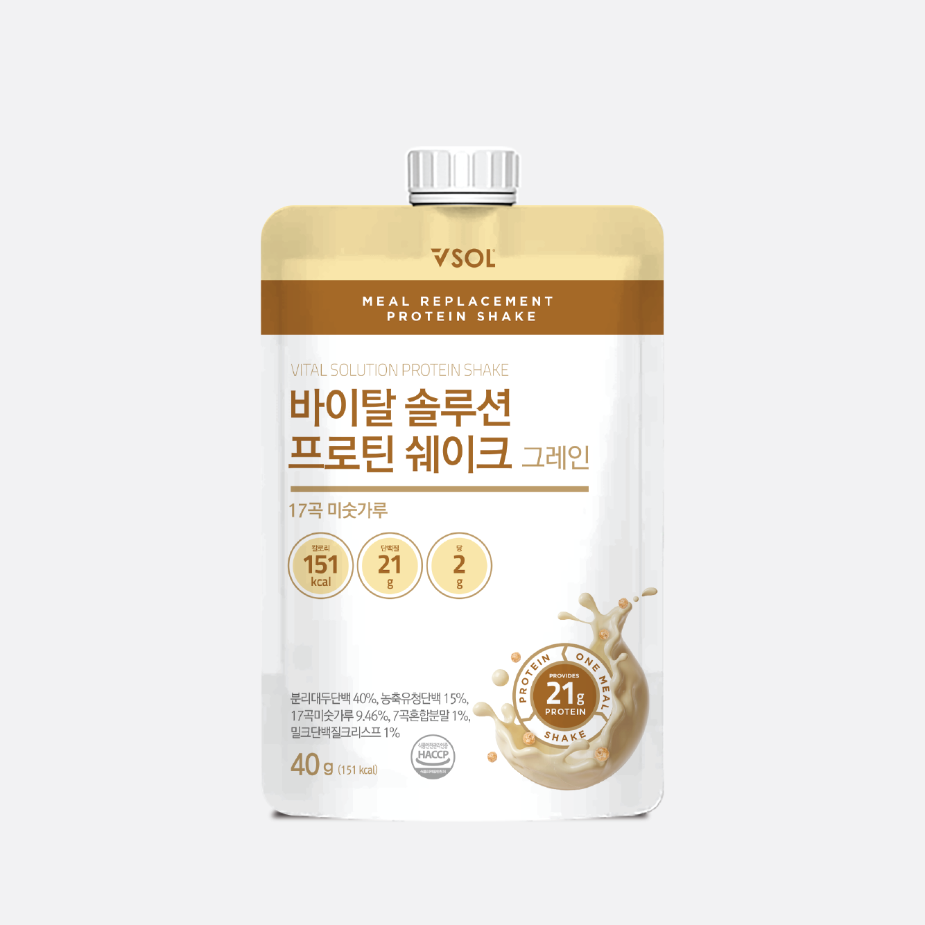 바이탈솔루션 프로틴쉐이크 그레인 7포, 1개 - 상세 이미지 2